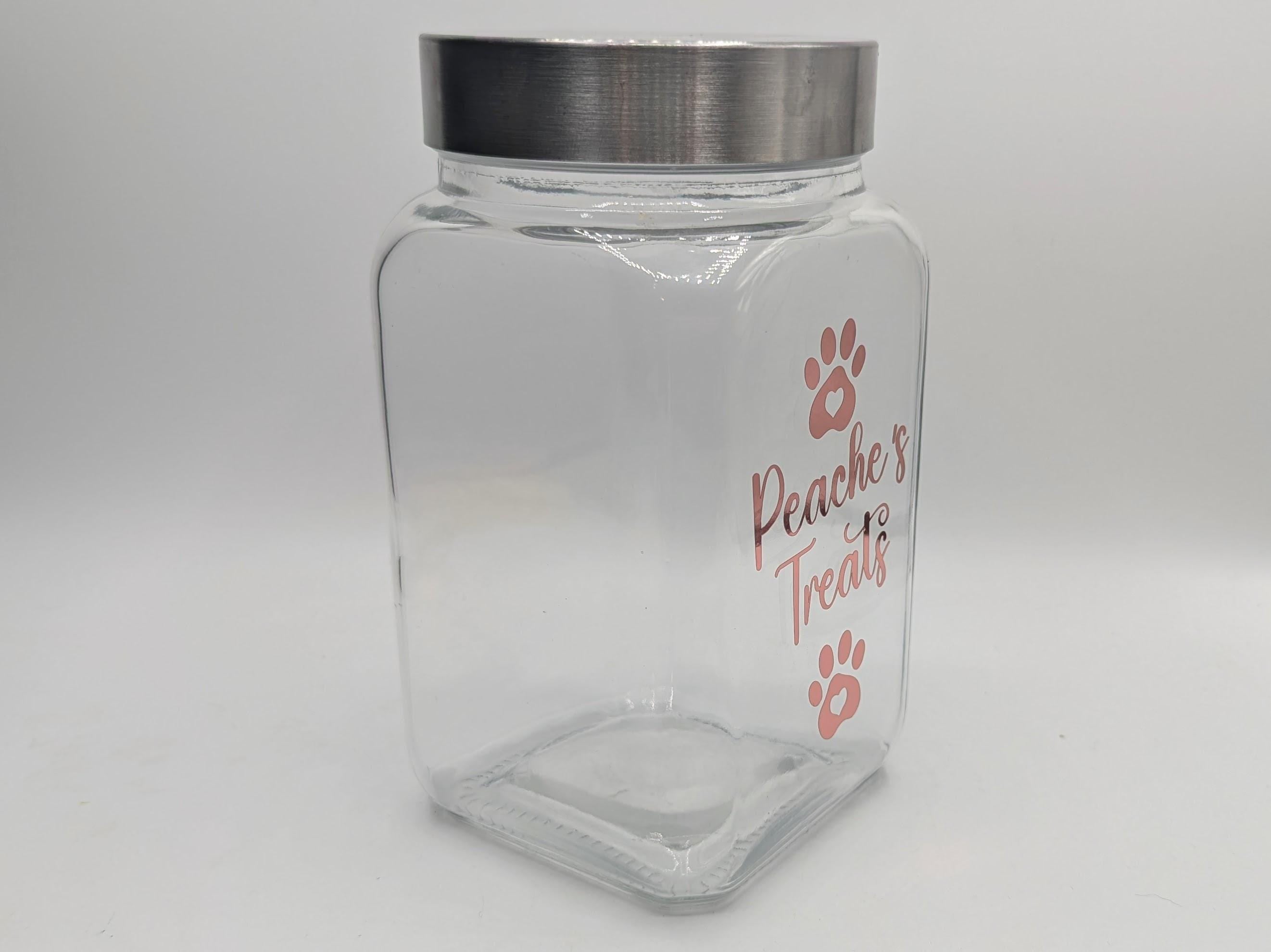 Personalised Dog Treat Jar, Cat/Dog Treat Jar, New Puppy Treat Jar, Puppy Pack Treat Jar, Gift for Dog Owner, Dog Treat Storage, Dog Gift