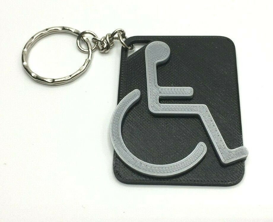 Disabled Door Keyring, Disabled Toilet Door Keyring, Disabled Door Keychain, Disabled Door Bag Tag, Disabled Toilet Keychain, Disabled Sign
