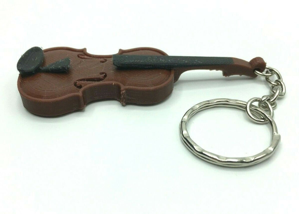 Violin 3D Keyring / Bag Tag / Ideal Gift for Violinist / Music Teacher / Violin Gift / Christmas Gift / Musician Gift / Violin Keychain