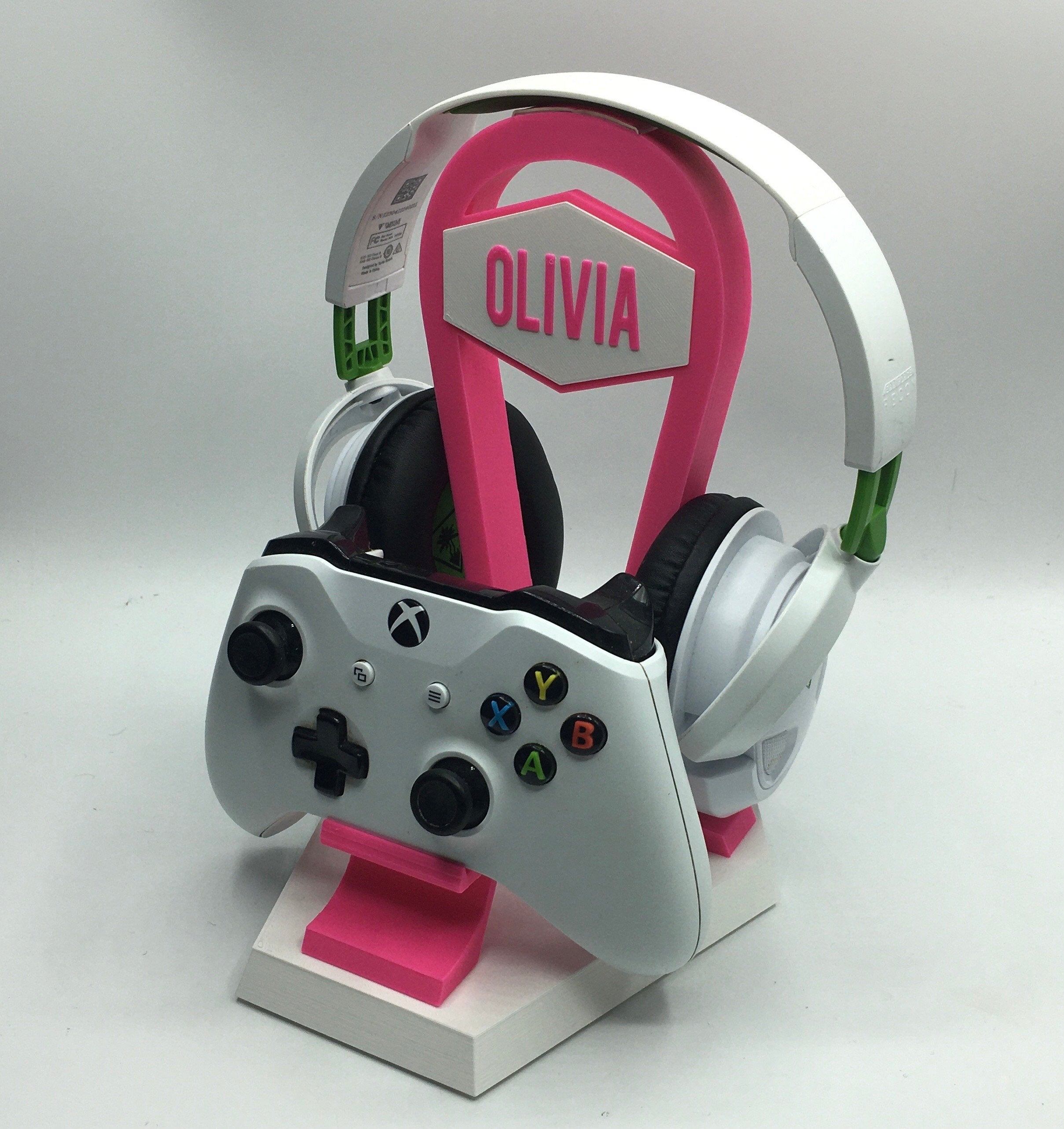 Personalised Gaming Stand for Headset and Controller / Gaming Controller Headset and Controller Stand / Gamer Christmas Gift / Gamer Gifts