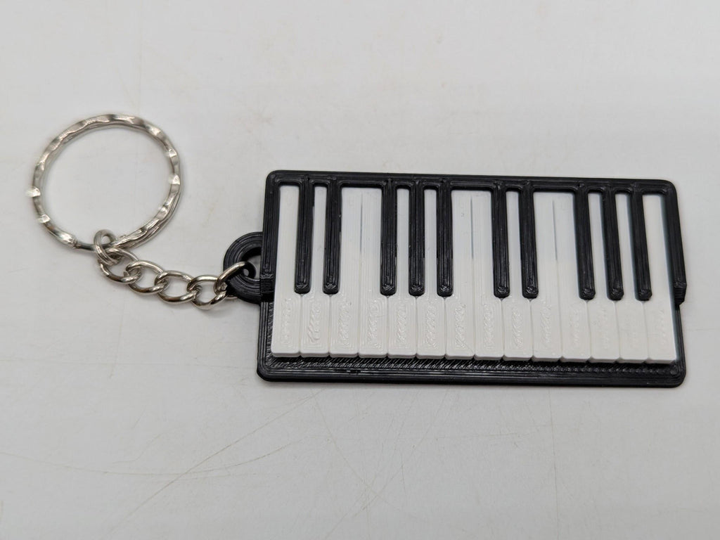 Piano Keyring, Keyboard Keyring, Piano Shape Gift, Piano Player Gift, Music Teacher Gift, Musician Keyring, Pianist Gift, Piano Lover Gift