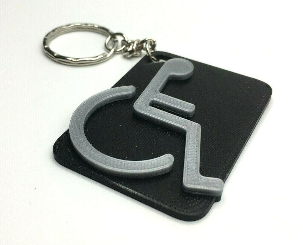 Disabled Door Keyring, Disabled Toilet Door Keyring, Disabled Door Keychain, Disabled Door Bag Tag, Disabled Toilet Keychain, Disabled Sign
