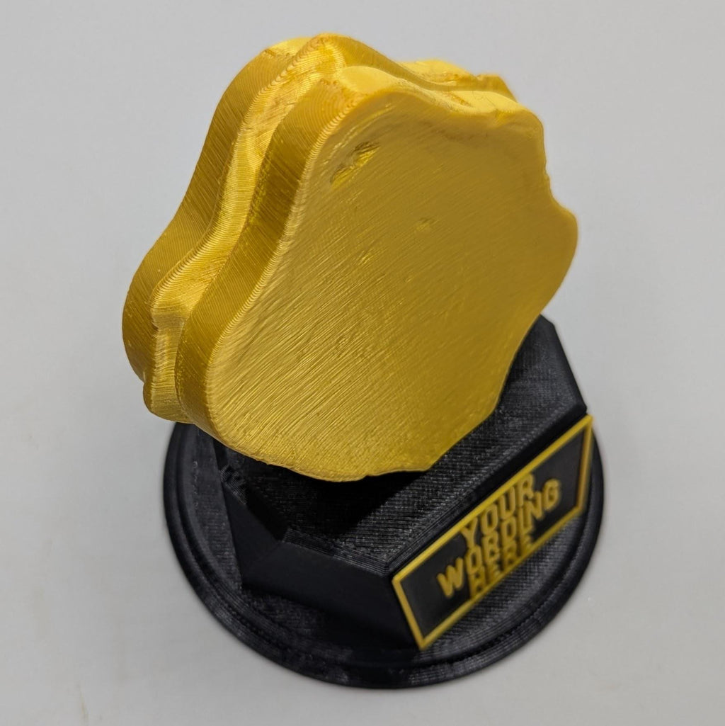 Personalised Toasted Cheese Sandwich Trophy, Cheese Toasty Award, Custom Trophy, Office Trophy, Funny Trophy, Sandwich Lover Award Gift