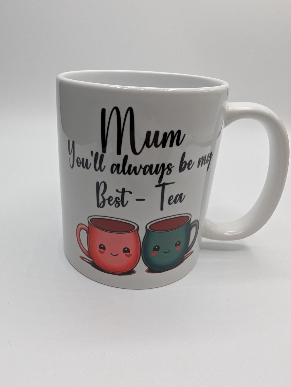 Mum Best Tea Mug, You'll Always Be My Best Tea, Mum Bestie Mug, Gift for Mum Best Friend, Best Tea Coaster, Gift for Mothers Day, Mummy Mug