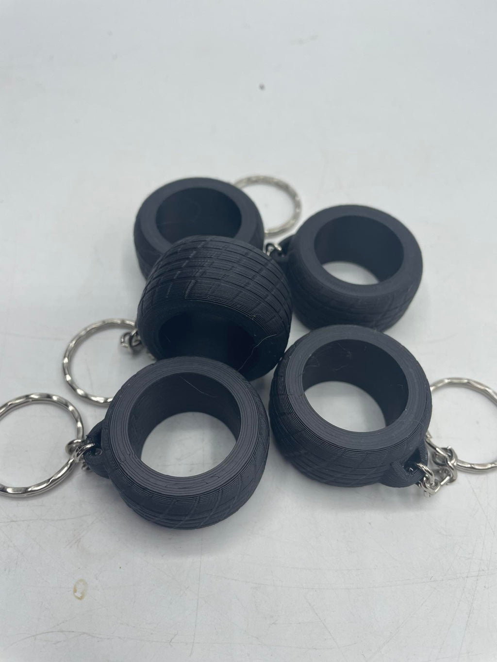 Tyre Shaped Keyring / Tyre Bag Tag / Tyre Keyring / Tyre Gift / Tyre Keyring Gift / Mechanic Gift / Racing Driver Gift / Racing Keyring