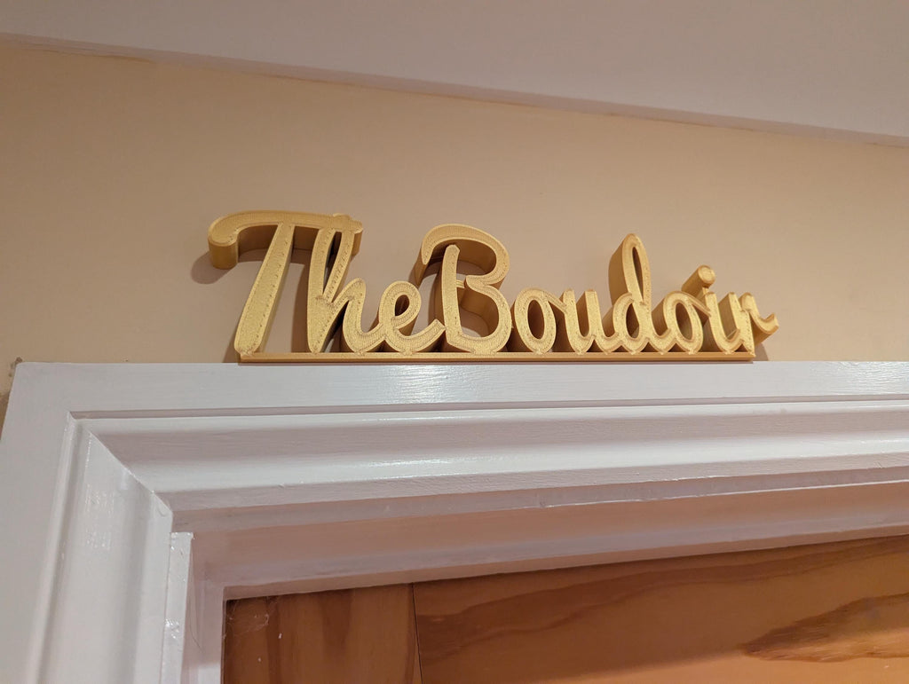 The Boudoir Door Sign, Boudoir Door Topper, Custom Door Sign, Bedroom Wall Sign, Above Door Sign, Quirky Door Sign, Fun Bedroom, Home Decor