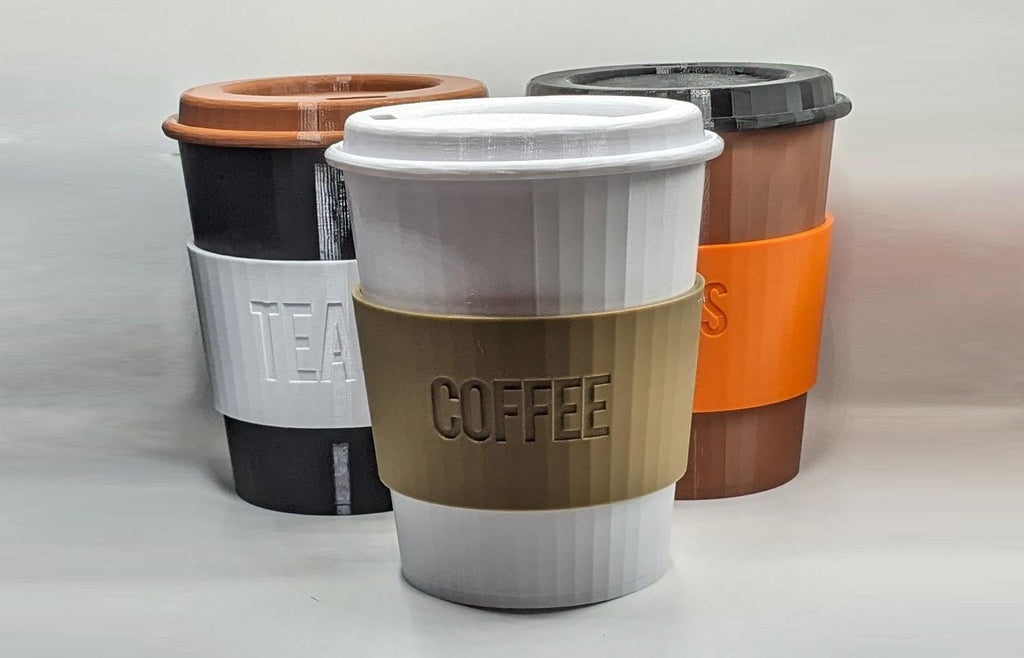 Giant Coffee Cup / Giant Tea Cup / Paper Coffee Style Cup / Coffee Shop Tips Pot / Tea Bag Tub / Perfect for Coffee Shops/Trucks / Moneybox