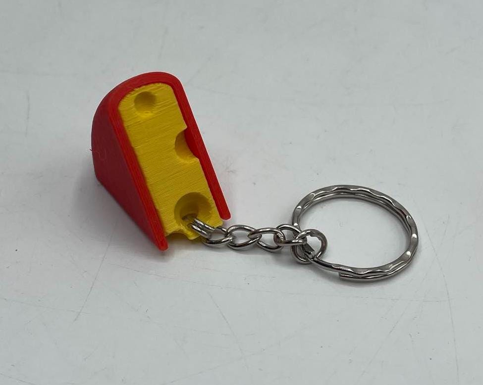 Edam Cheese Keyring, Fun Novelty Cheese Keyring, Cheese Charm, Cheese Lovers Gift, Cheese Keychain, Cheese Keyring, Cheese Gift, Cheesy