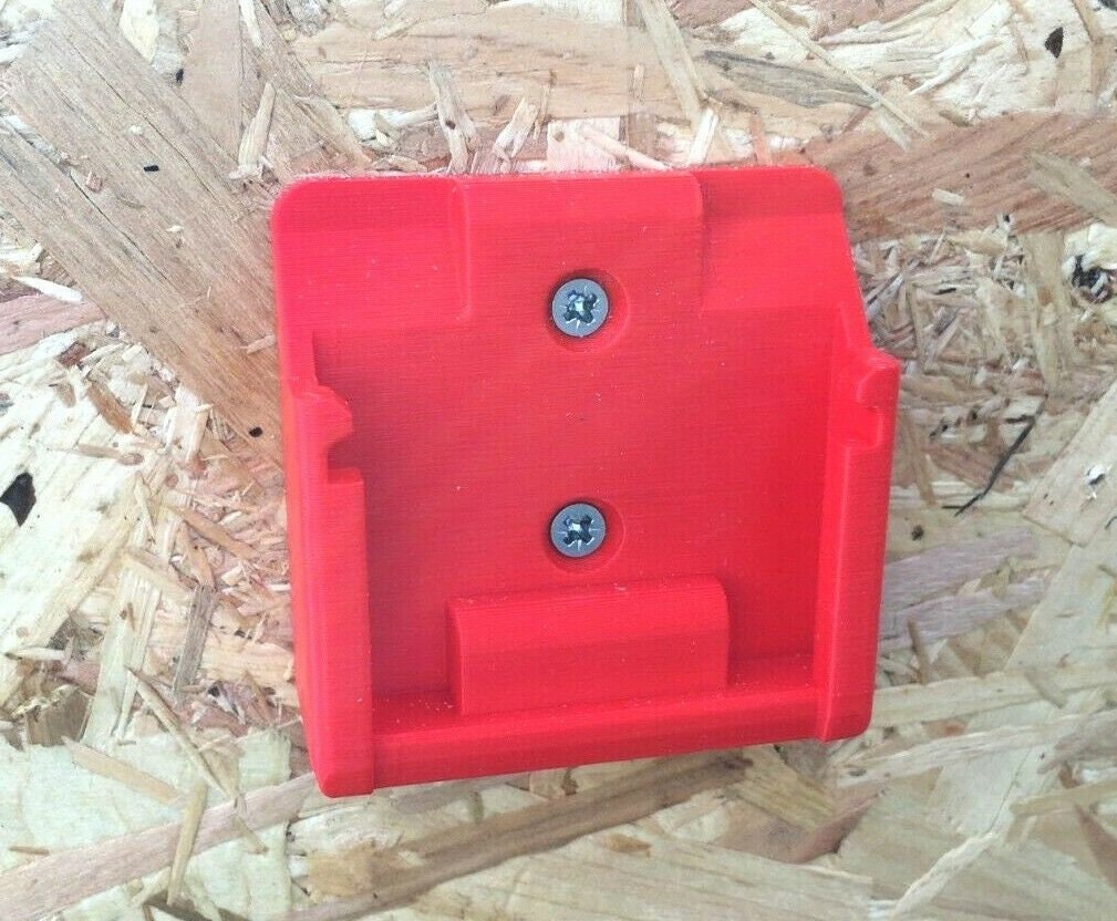 Battery Wall Mount for Hikoki / Hitachi 18v Batteries / Undershelf Mount x1 / Battery Storage Mount