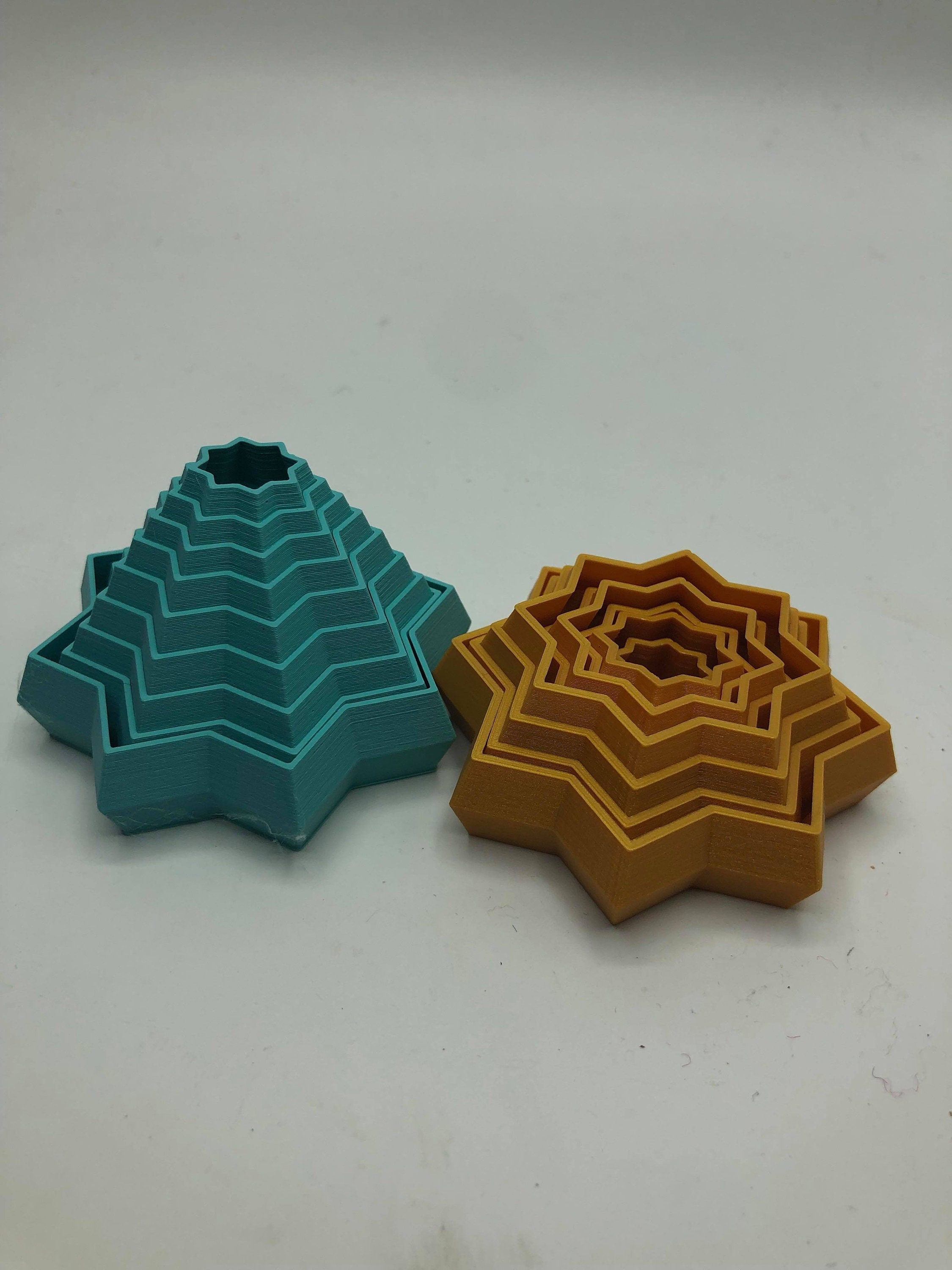 Stress Relief Desk Toy, Fidget Star Sensory Executive Toy, Under 5 Pounds, Star 8 Point Fidget, Fidget Toy for Over 14s, Adult Autism