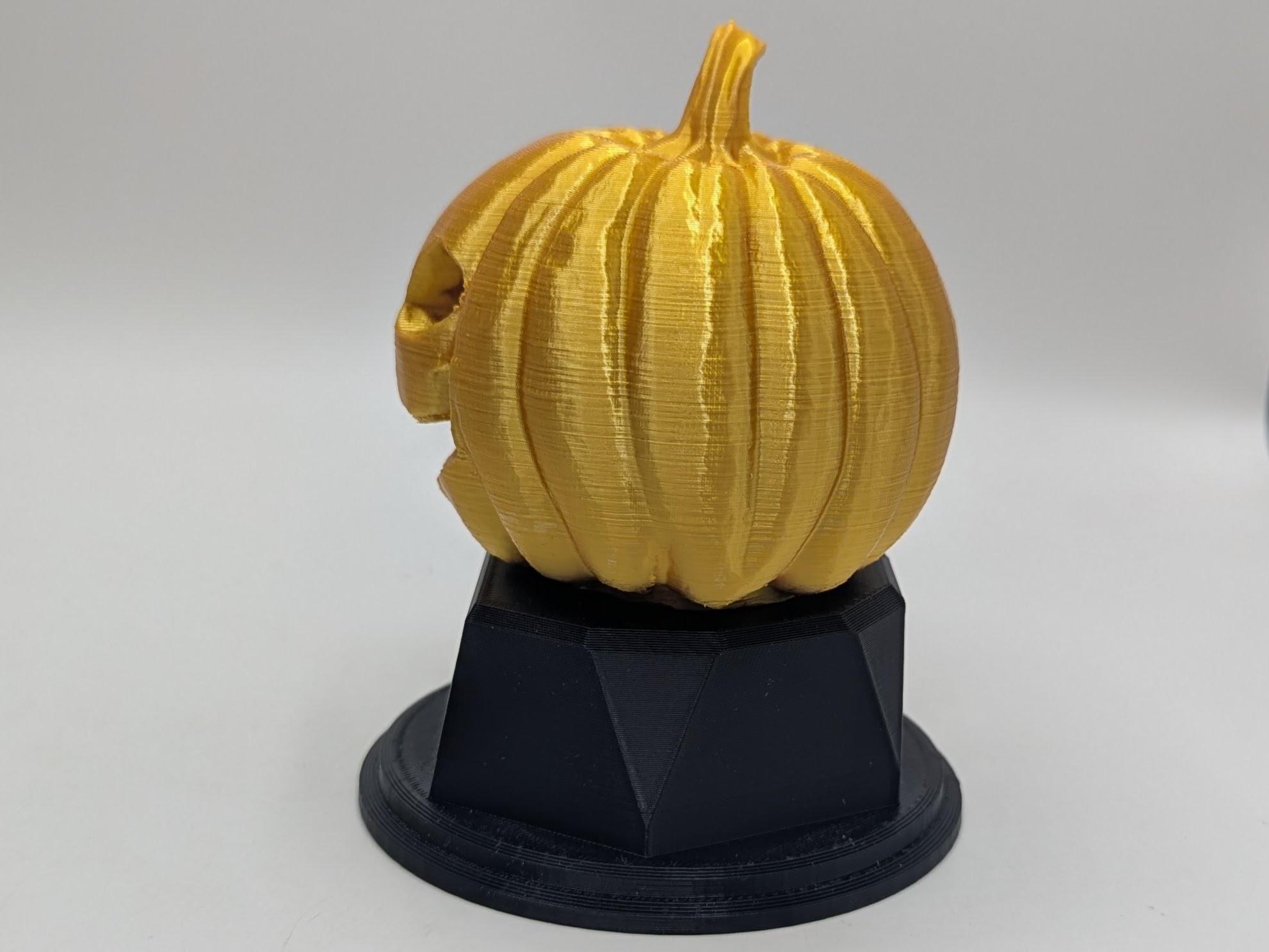 Personalised Carved Pumpkin Trophy, Halloween Award, Gift for friend, Joke Award, Personalised Pumpkin Trophy Award, Pumpkin Lover Gift
