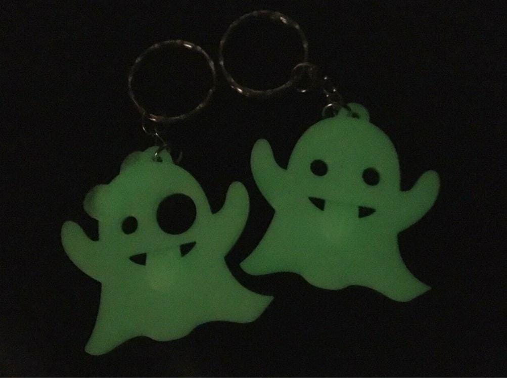 Ghost Keyring, Ghost Halloween Party, Ghost Bag Tag, Halloween Party Gift, Ghost Shaped Gift, Ghost Keychain, Ghost Lover Gift, Halloween
