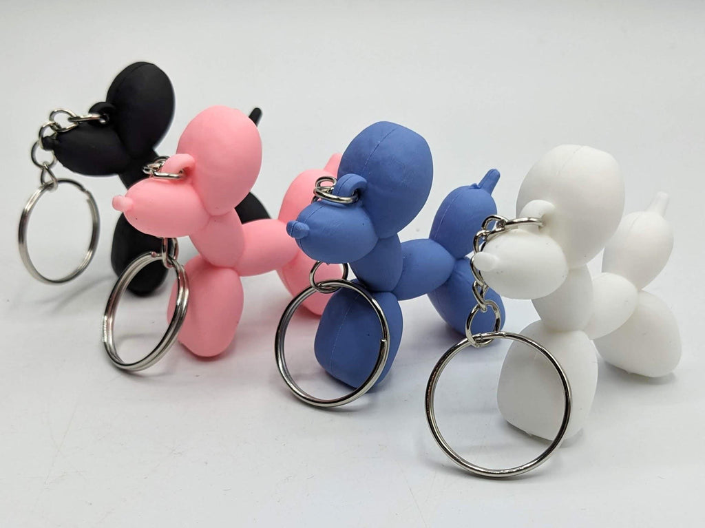 Rubber Dog Keyring / Dog Keyring / Rubber Dog Keychain / Dog Lover Keychain / Party Bag Filler / Puppy Keyring / Puppy Keychain / Dog Walker