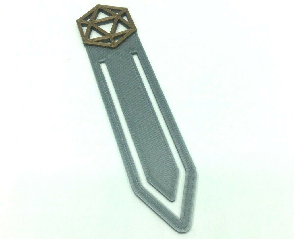 D20 Inspired Dice Bookmark / D+D Inspired Bookmark / Table Top Gaming Inspired game players / D&D Inspired / D20 Dice Inspired Bookmark
