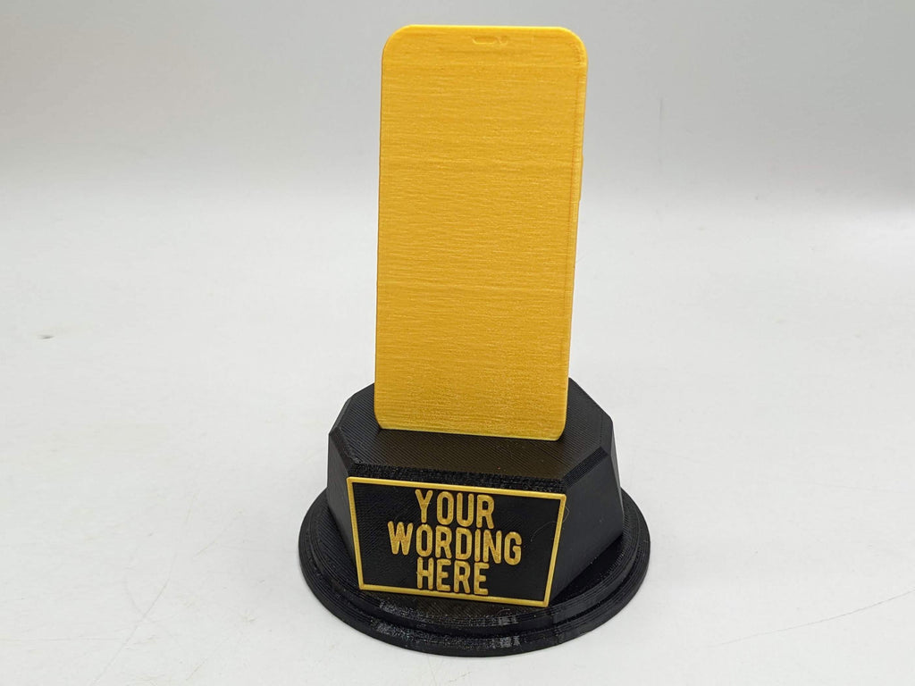 Personalised Phone Trophy / Phone Trophy / Phone Award / Gift for Mobile Phone User / Funny Mobile Award / Mobile Phone Joke Trophy / Phone