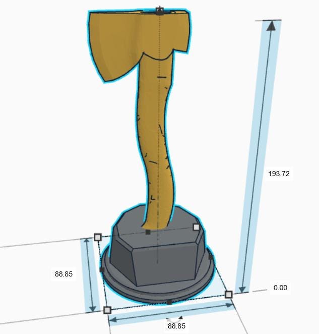 Hatchet Axe Trophy, Axe Award, Custom Trophy Gift, Hatchet Axe Trophy, Digger Award, Golden Axe Trophy,  Carpenter Trophy Award, Hatchet Axe