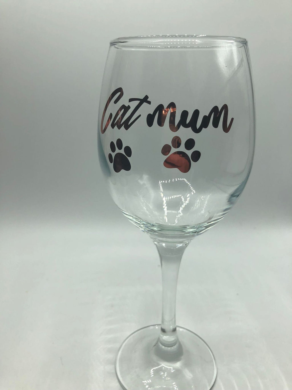 Cat Mum Glass / Cat Mum Gin/Wine/Latte/Prosecco Glass / Mother's Day Gift / Mum Gift / Cat Mam Glass / Christmas Gift / Cat Mum / Cat Mam