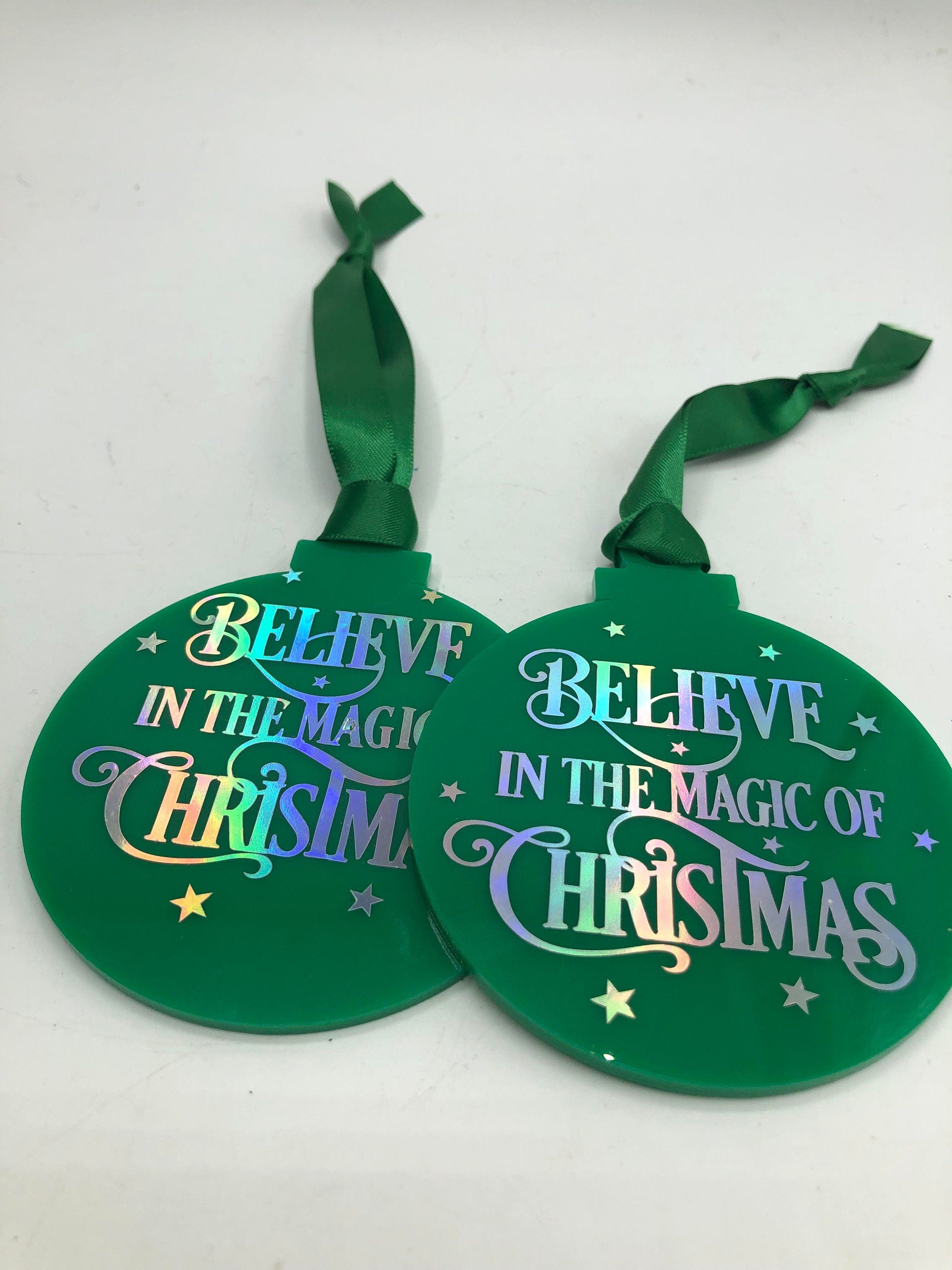 Believe in the Magic of Christmas Bauble, Magic of Christmas Bauble, House Believes, Christmas Ornament, Believe In The Magic Decoration