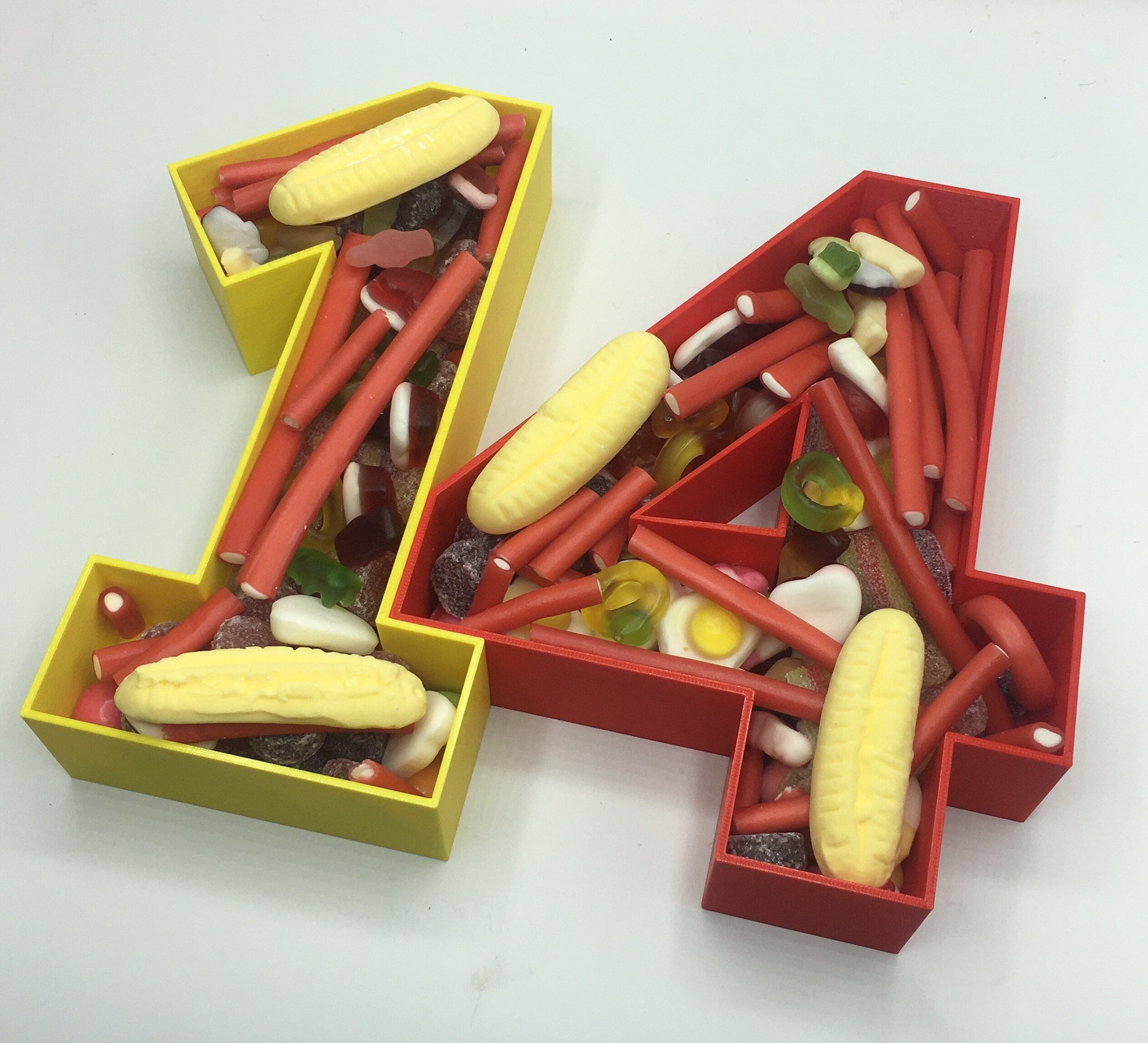 Large Numbers (8.5") for Sweet filling Birthday Cake Alternative / Wedding Table Decoration / Birthday Party Display -21st -18th -50th -40th