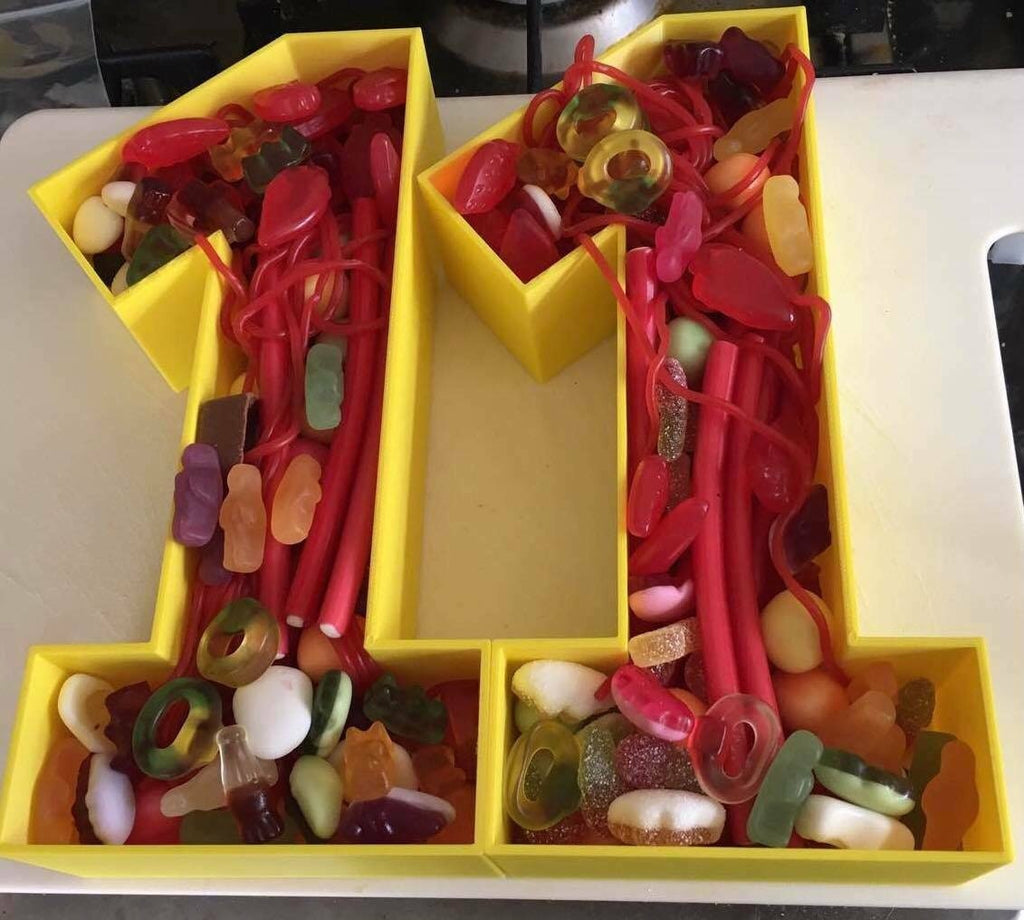 Large Numbers (8.5") for Sweet filling Birthday Cake Alternative / Wedding Table Decoration / Birthday Party Display -21st -18th -50th -40th