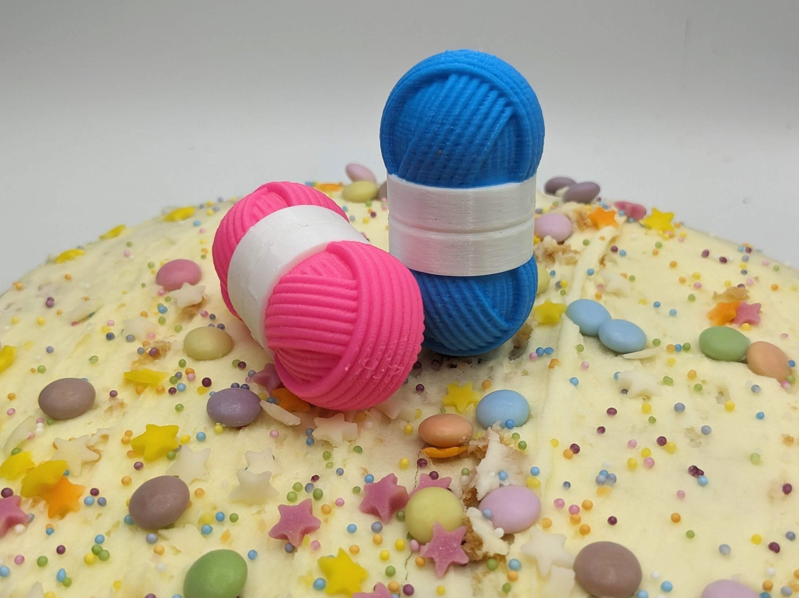 Wool Ball Cake Topper, Yarn Ball Cake Topper, Knitting Wool Cake Topper, Crochet Ball Cake Topper, Knitter Cake, Crochet Cake, Wool Lover