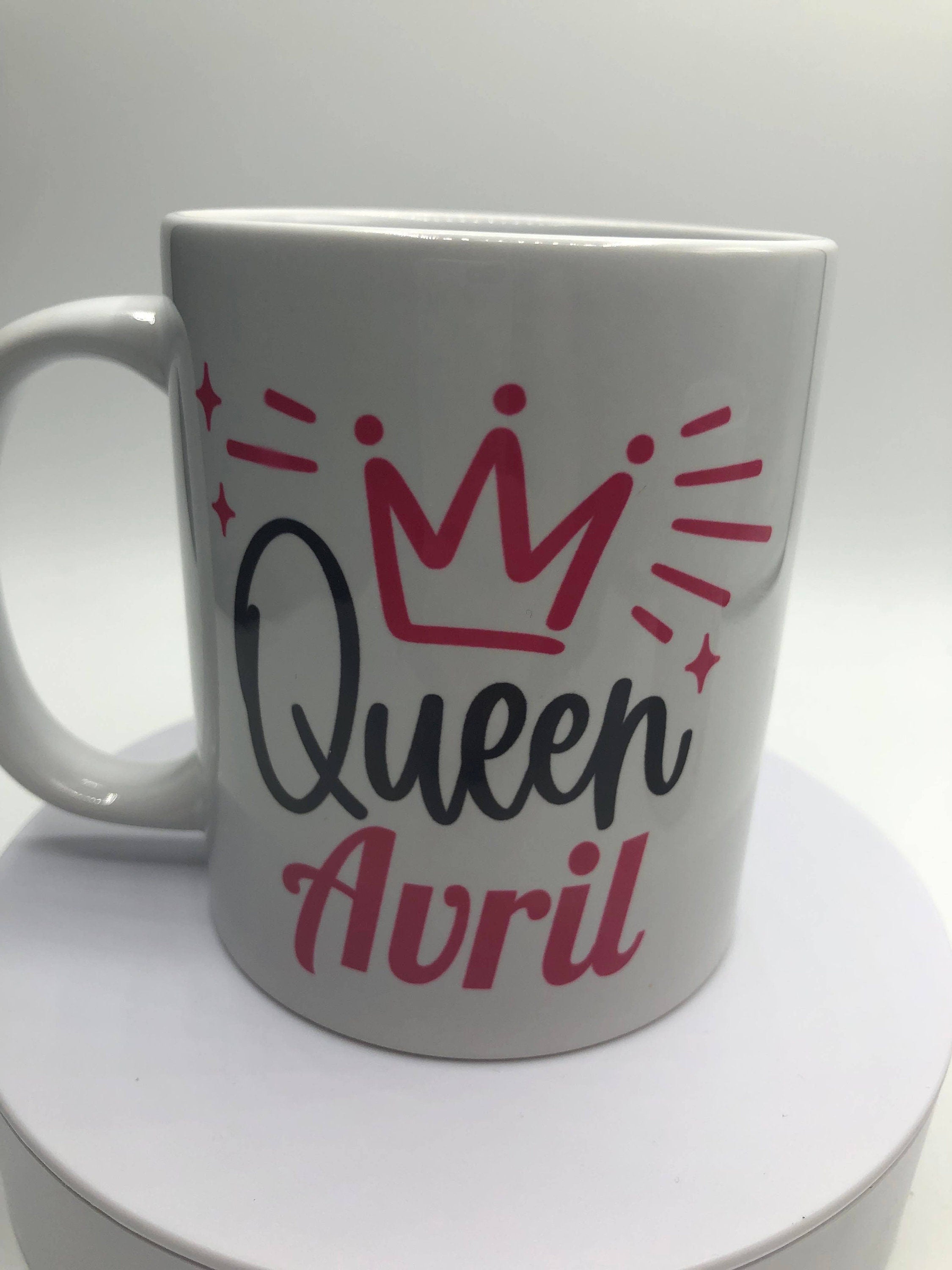 Personalised Queen Mug, Gift for Friend, Gift for Birthday, Gift for Christmas, Birthday Queen Gift, Christmas Queen Gift, Birthday Queen