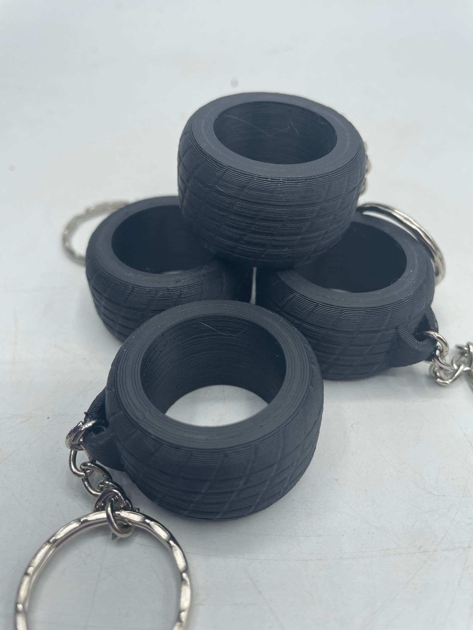 Tyre Shaped Keyring / Tyre Bag Tag / Tyre Keyring / Tyre Gift / Tyre Keyring Gift / Mechanic Gift / Racing Driver Gift / Racing Keyring
