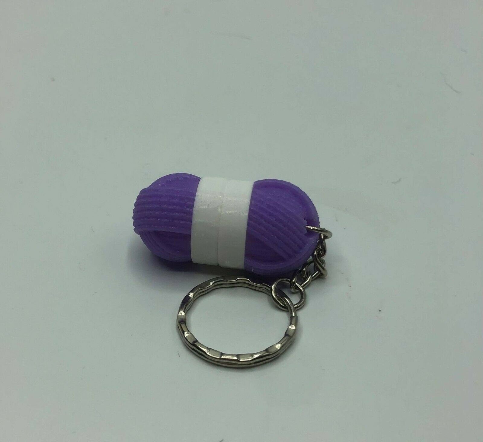 Wool Keyring, Yarn Ball Keyring, Gift for Knitter, Crochet Gift, Knitting Wool, Wool Shaped Gift, Yarn Shaped Gift, Crochet Queen, Knitting