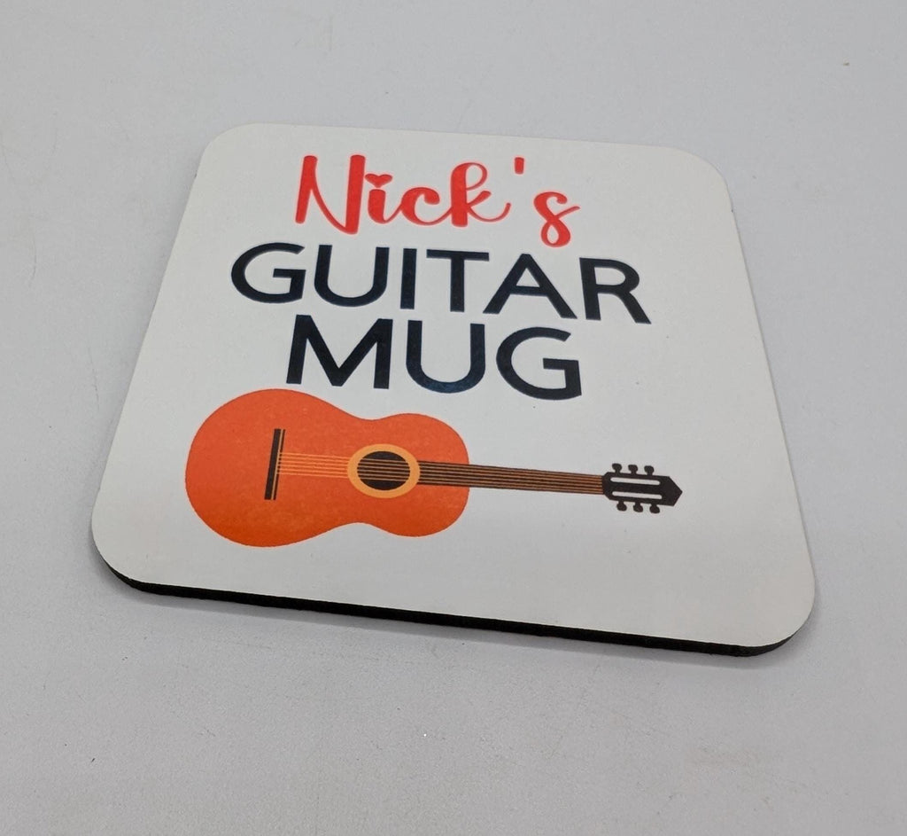 Personalised Guitar Mug, Guitar Enthusiast Gift, Musician Gift, Guitar Player Gift, Music Gift, Guitar Lovers Mug, Guitar Teacher Mug Gift