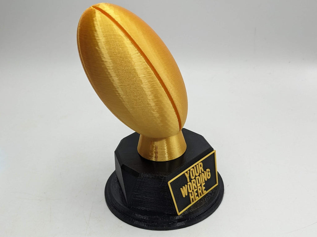 Personalised Rugby Trophy / Rugby Fun Trophy / Secret Santa Rugby Player / Rugby Team / Rugby Stocking Filler / Rugby Player Gift / Rugby Club