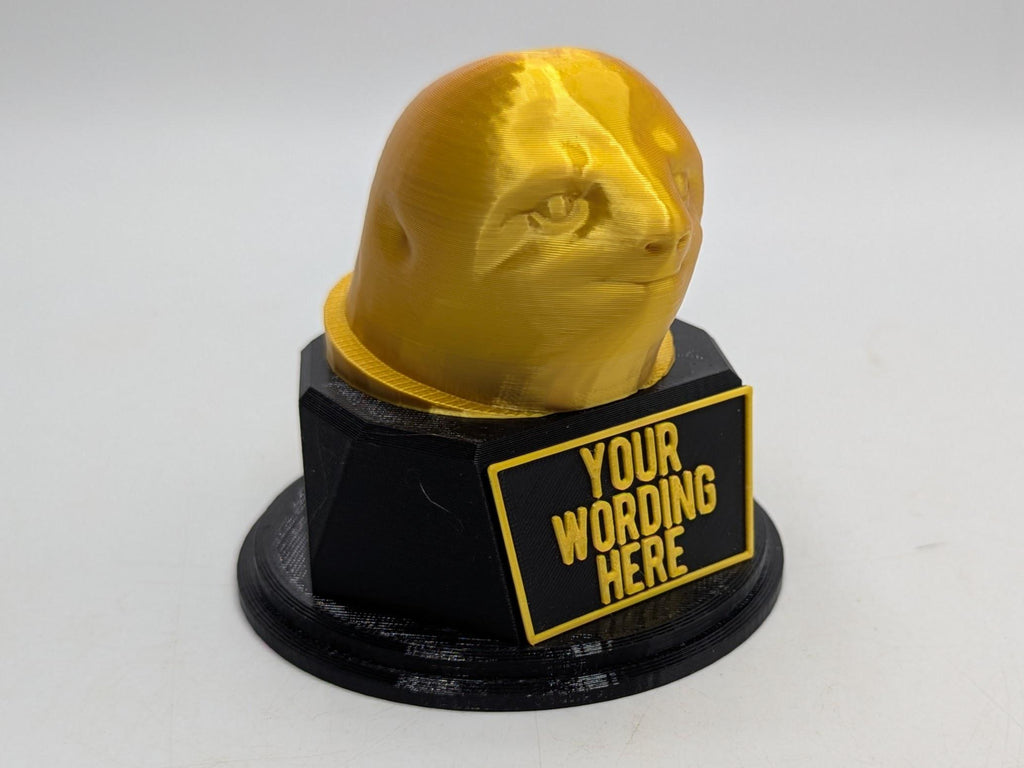 Personalised Sloth Trophy, Sloth Gift, Slow Trophy, Slowest Award, Custom Trophy, Office Trophy, Slowest Employee Award, Sloth Personalised