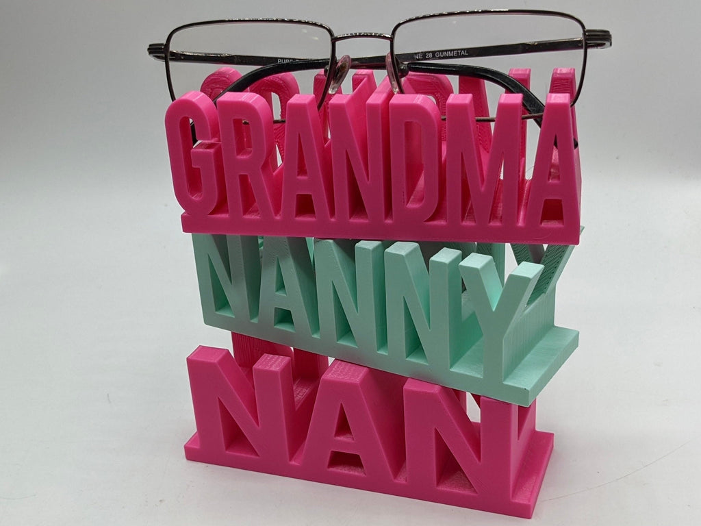 Nan Glasses Holder / Grandma / Nanny / Reading glasses Holder/ Present for Nan / Spectacles Holder / Gift for Grandma / Side Table Glasses