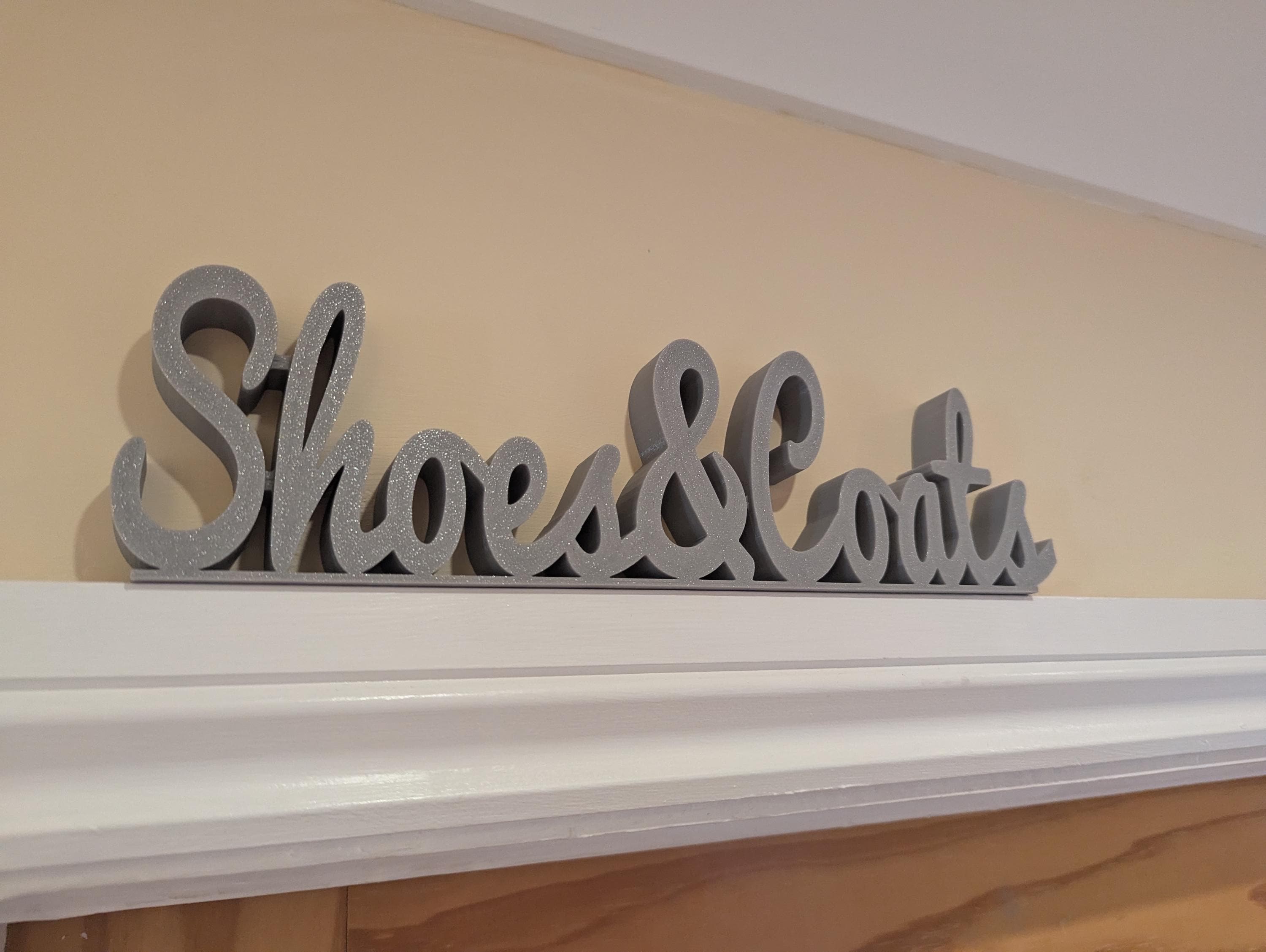 Shoes & Coats Door Sign, Cloakroom Door Sign, Coats Sign, Door Topper, Custom Door Sign, Above Door Sign, Quirky Door Sign, Hallway Sign