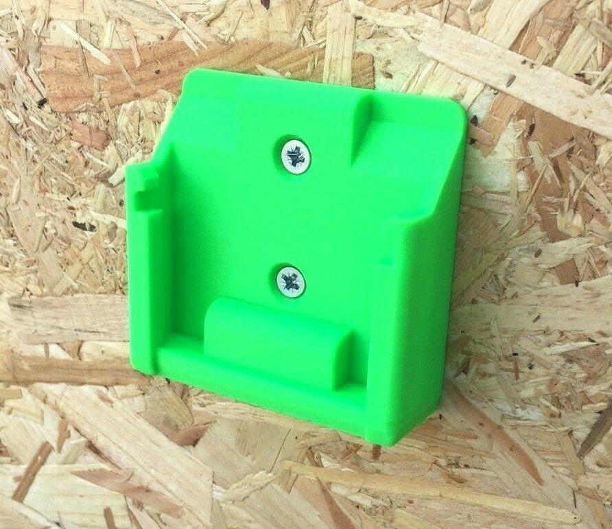 Battery Wall Mount for Hikoki / Hitachi 18v Batteries / Undershelf Mount x1 / Battery Storage Mount