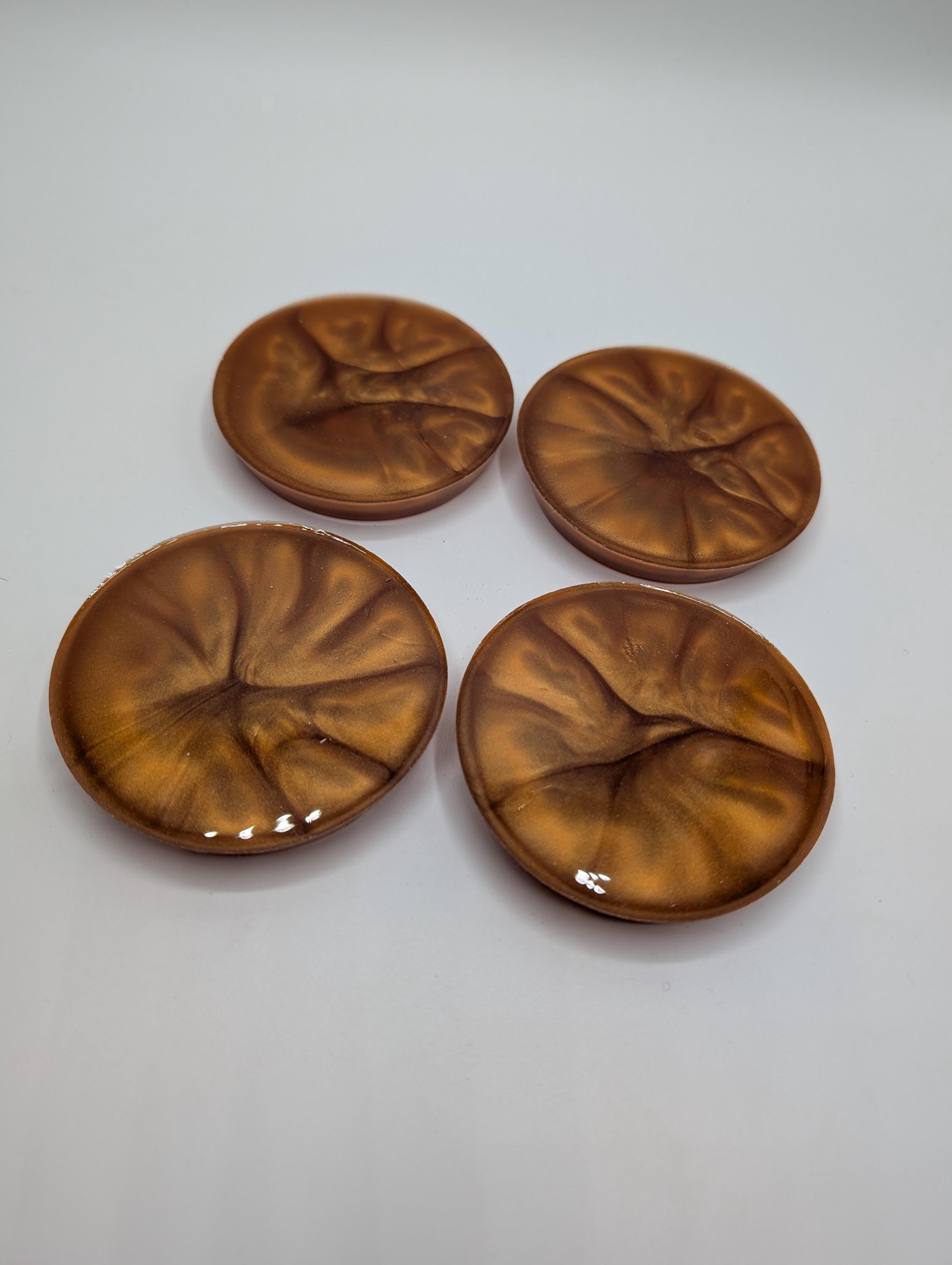 Wave Style Coasters, Handmade Resin Coasters, Caramel Gold Coasters, Grey Coasters, Blue Coasters, Handmade Coasters, Coasters for Cups/Mugs