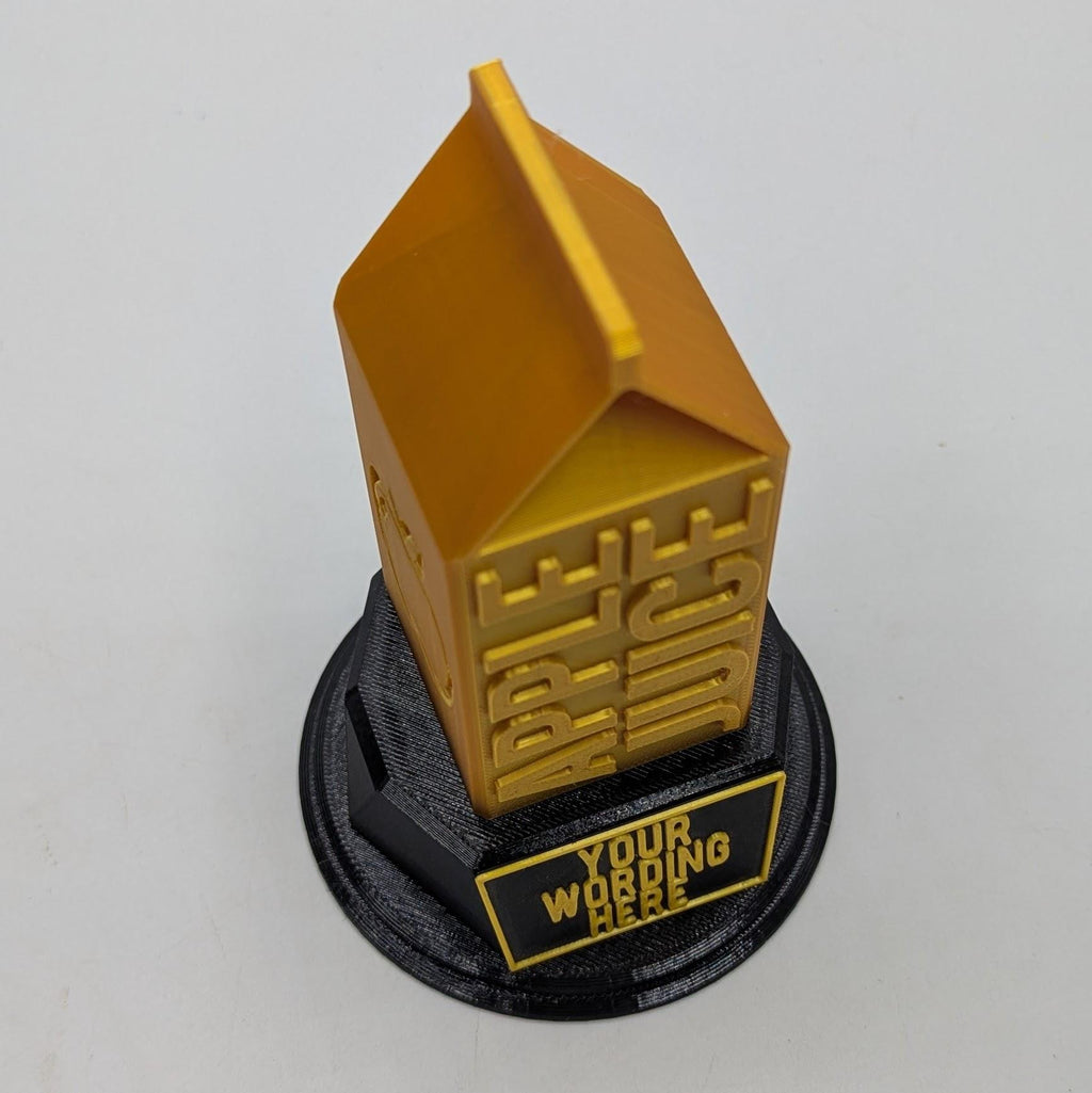 Personalised Apple Juice Trophy, Custom Trophy Gift, Apple Juice Lover Trophy, Apple Juice Award, Apple Juice Carton Gift, Apple Juice