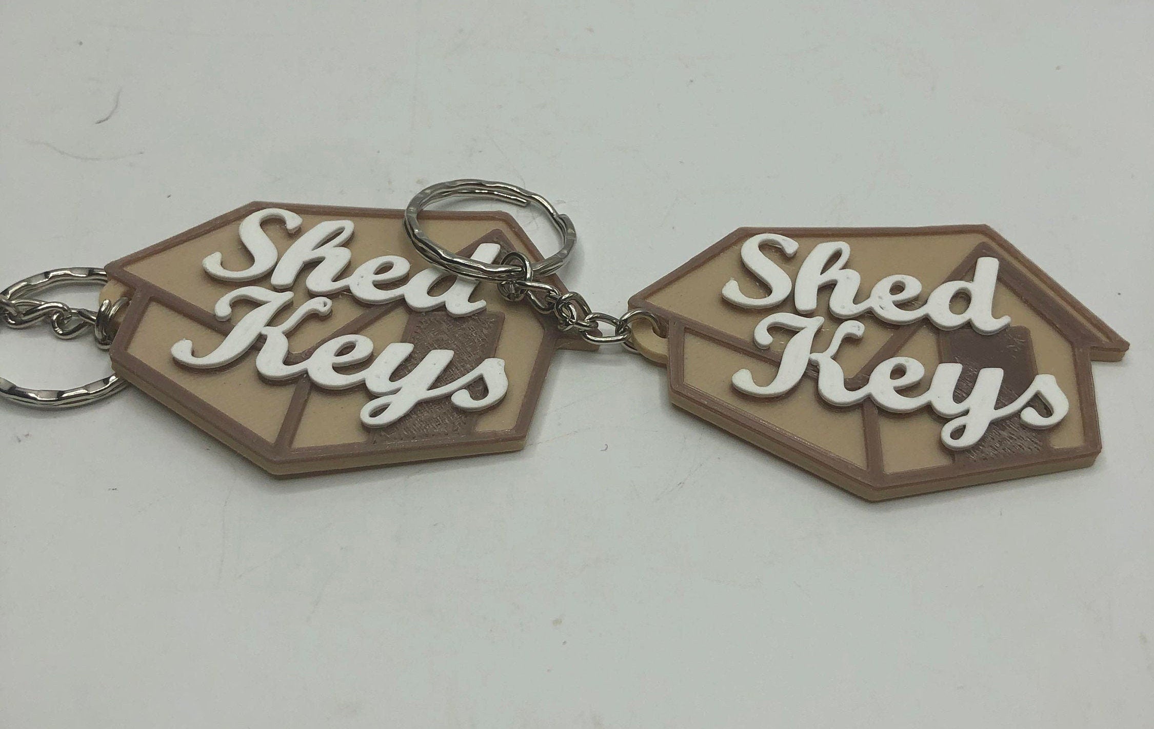 Shed Keys Keyring / Shed Keys Bag Tag / Man Cave Keyring / Shed Key Gift / Gift for Him / Shed Keyring / Shed Bag Tag / Keyring for Shed Key