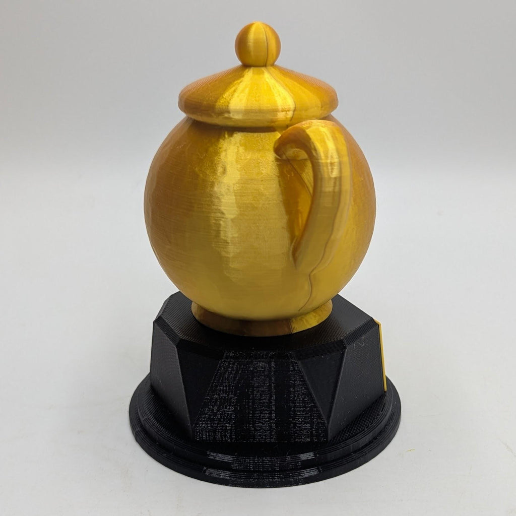 Personalised Tea Pot Trophy, Tea Pot Shape Gift, Tea Lover Award, Tea Drinker Gift, Custom Award, Builders Tea Award, Best Tea Award Gift