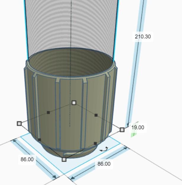 26oz 769ml Yeti Rambler Bottle Top Mount for Milwaukee Packout System / Milwaukee Packout System Yeti Rambler Bottle Top Mount / Packout