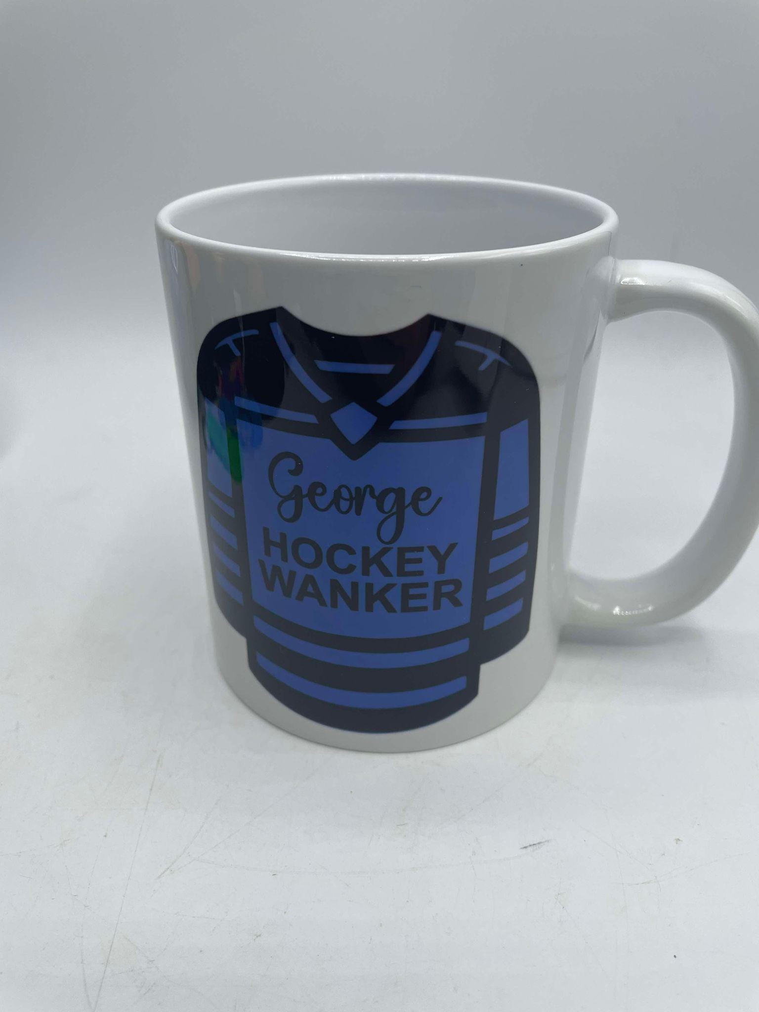 Personalised Hockey Wanker Mug / Gift for Hockey Player / Personalised Hockey Gift / Funny Hockey Mug / Hockey Christmas Gift / Hockey Mug