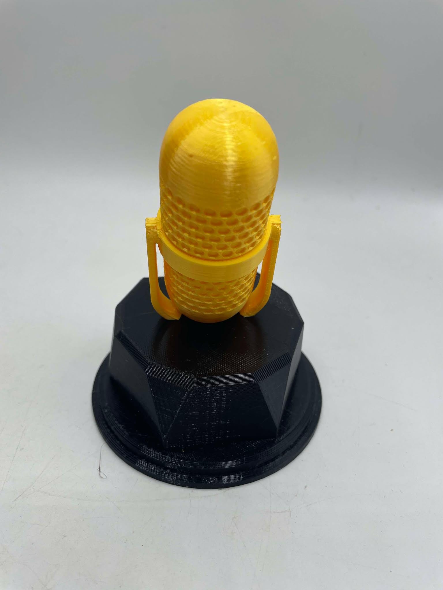 Personalised Microphone Trophy / Karaoke Trophy / Singing Trophy / Microphone Gift / Singing Award / Fun Microphone Award / Singing Fun Gift