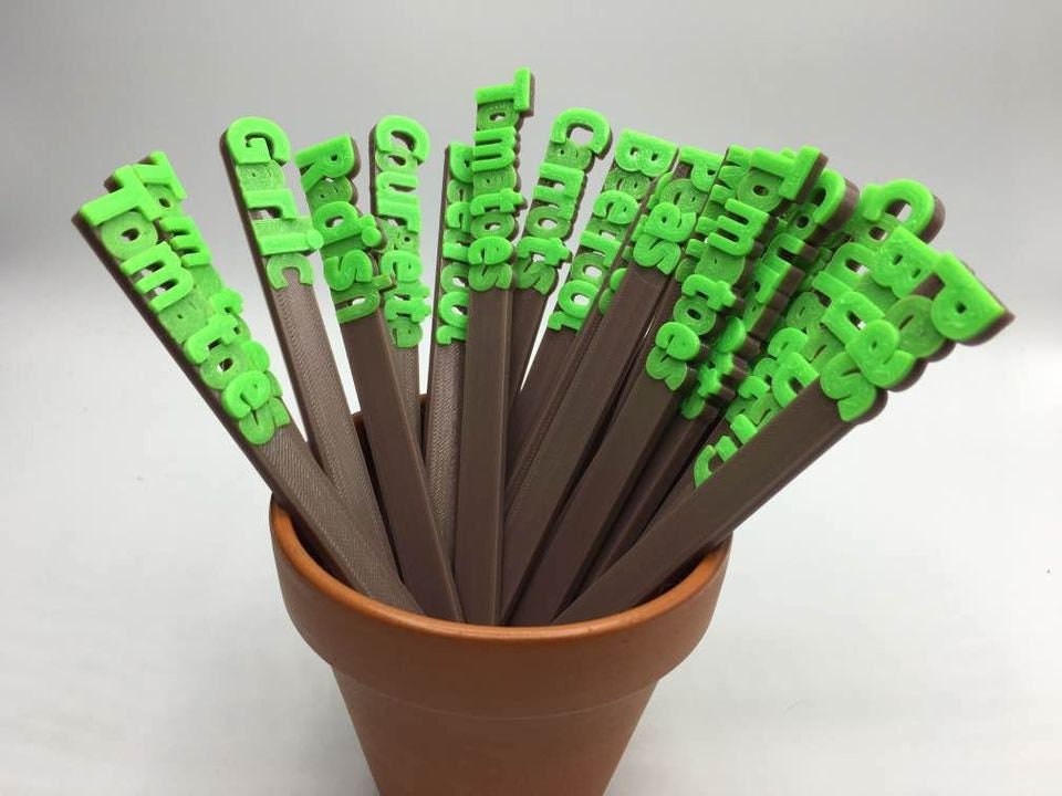 Plant Stakes / Garden Markers / Plant Pot / Herb Vegetable Marker Label Stakes / Seed Labels / Vegetable Markers / Herb Markers