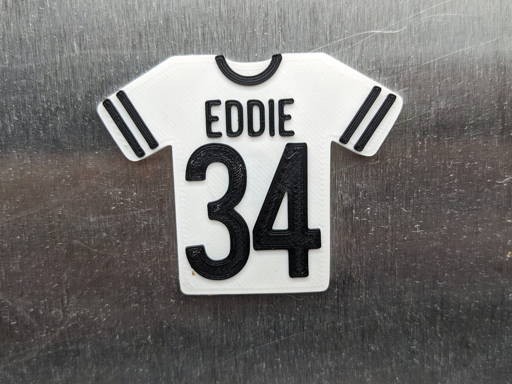 Personalised Football Shirt Magnet / Soccer Magnet / Football Party Bag Fillers / Football Team Magnets / Football Gift / Football Favour