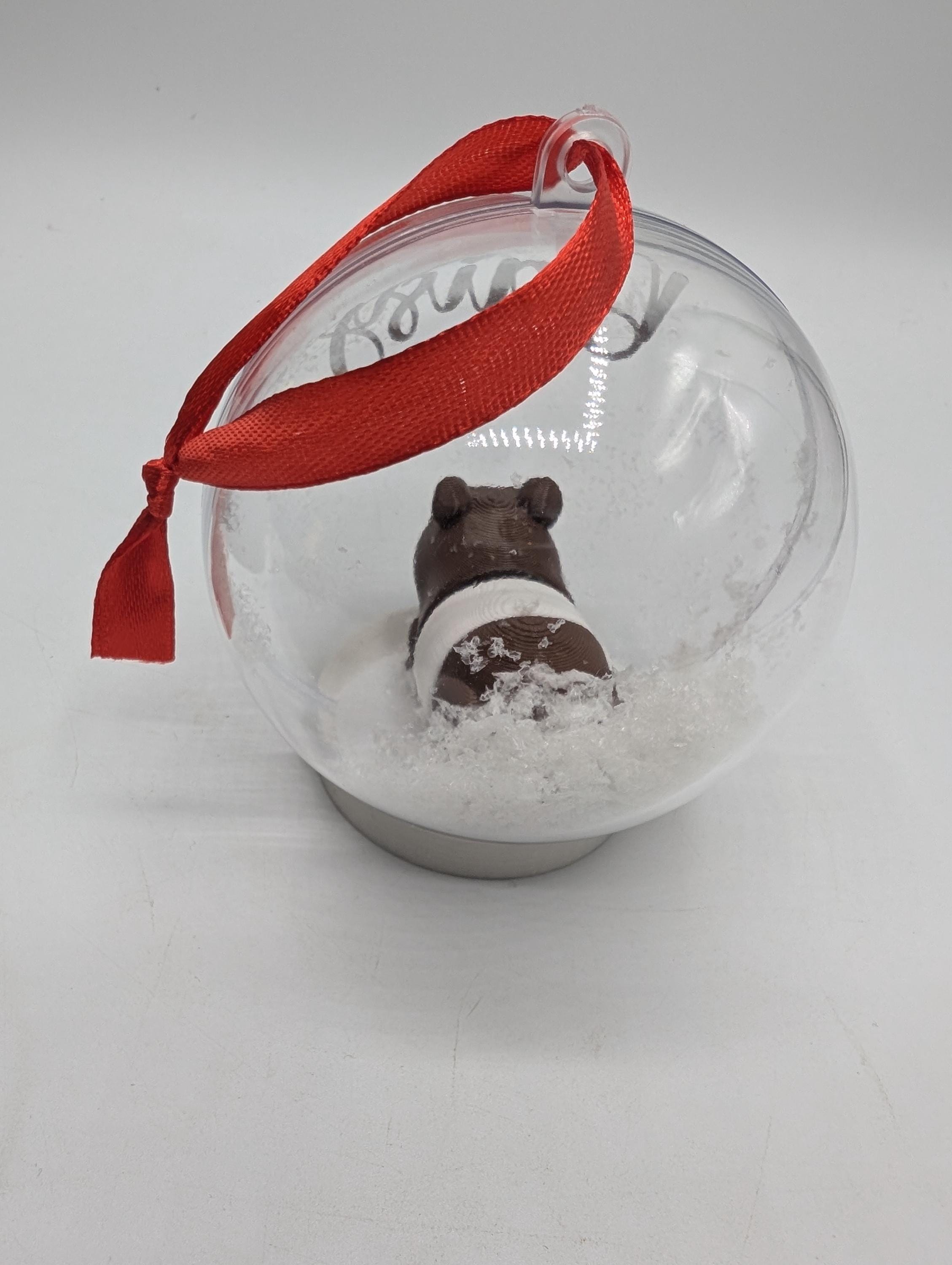 Personalised Guinea Pig Bauble, First Christmas, Custom Bauble, Guinea Pig Gift, Tree Custom Decoration, Personalised Christmas Ornament