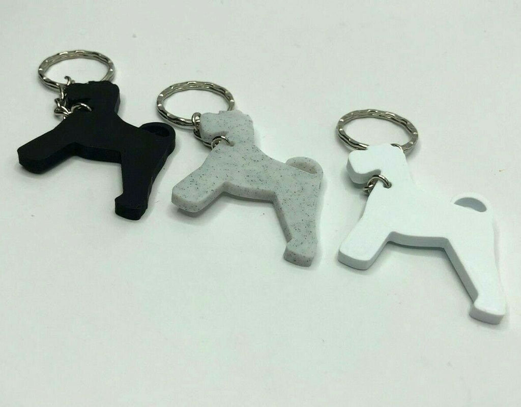 Schnauzer Dog Keyring / Schnauzer Gift Keyring / Schnauzer Bag Tag Gift / Schnauzer Dog Shaped Keyring / Schnauzer Lover Gift / Puppy Gift