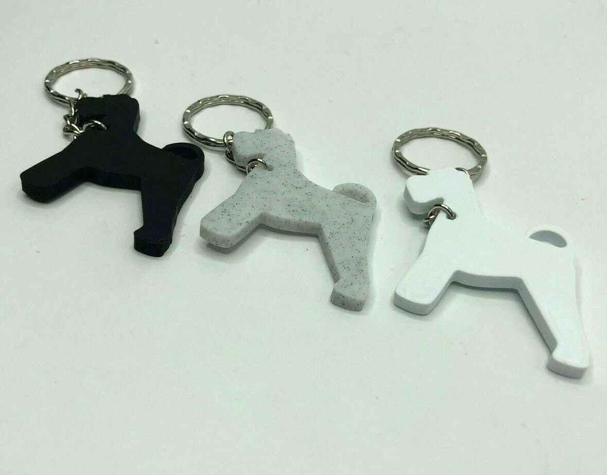 Schnauzer Dog Keyring / Schnauzer Gift Keyring / Schnauzer Bag Tag Gift / Schnauzer Dog Shaped Keyring / Schnauzer Lover Gift / Puppy Gift