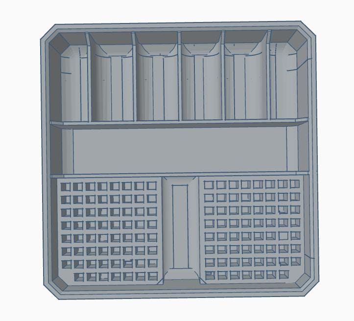 126 Hex Bit Holder and Extension Bit Organiser Insert for Milwaukee Packout Slim Low Profile Containers, Milwaukee Packout Storage Solution