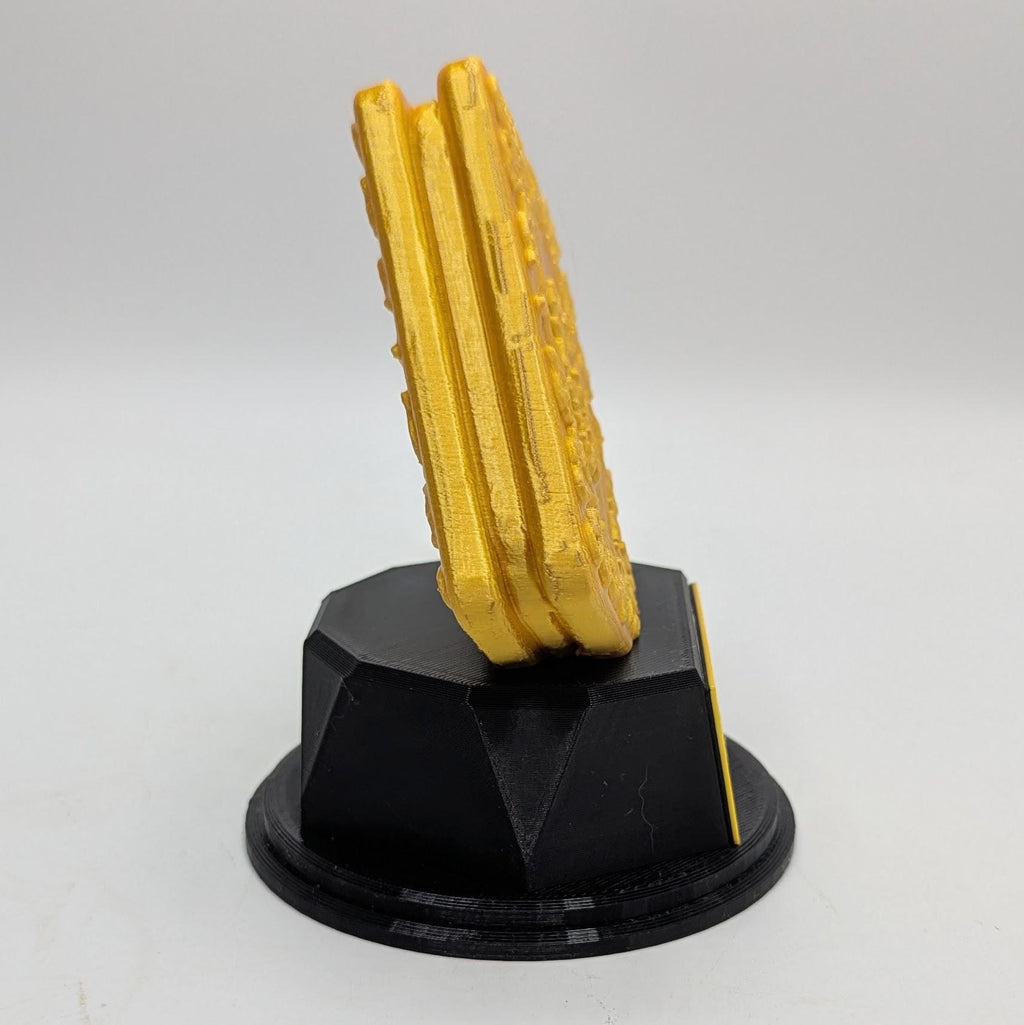 Personalised Custard Cream Trophy, Biscuit Fun Trophy, Custard Cream Lover Gift, Custard Cream Award,  Biscuit Lover Gift, Custom Trophy
