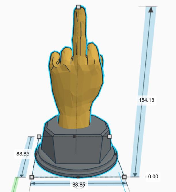 Personalised Middle Finger Trophy, Finger Trophy, Up Yours Award, Joke Middle Finger, Gift for friend Joke Award, Custom Trophy Gift, F Off