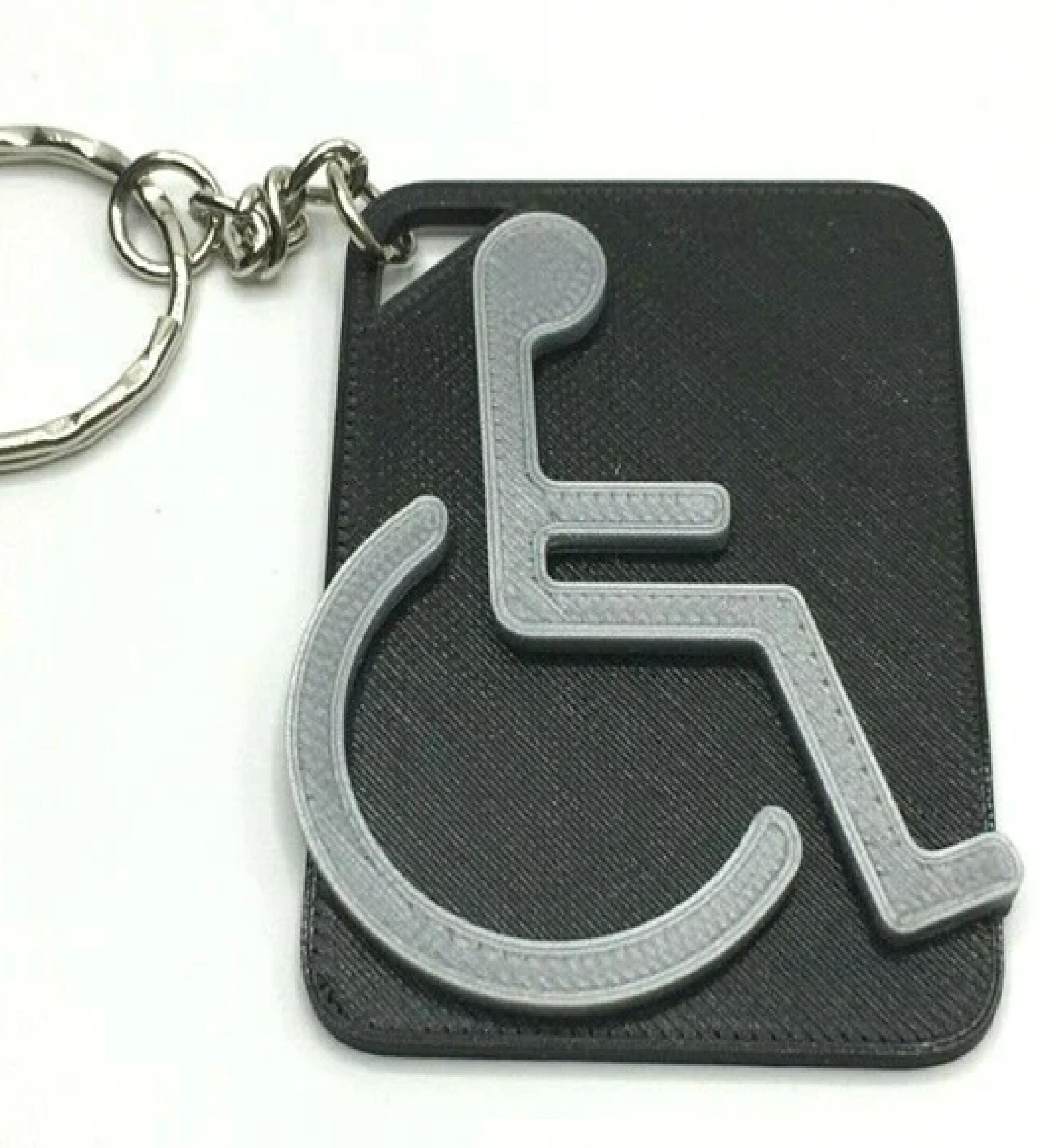 Disabled Door Keyring, Disabled Toilet Door Keyring, Disabled Door Keychain, Disabled Door Bag Tag, Disabled Toilet Keychain, Disabled Sign